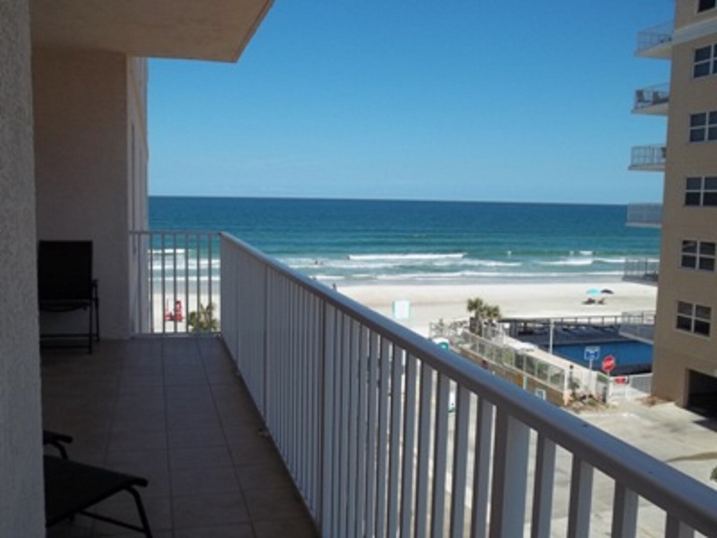 Ocean View from Balcony